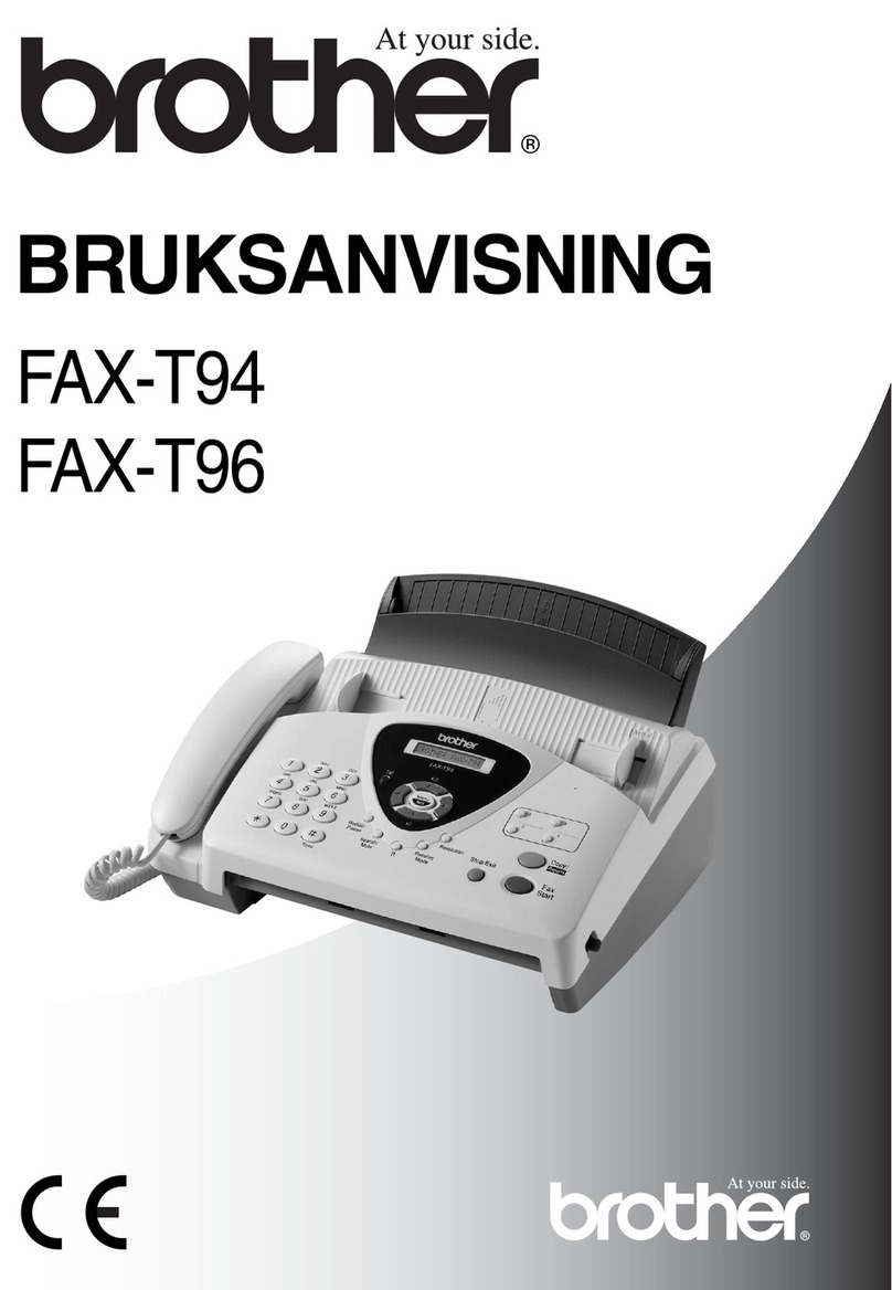 Brother FAX-T94 User manual