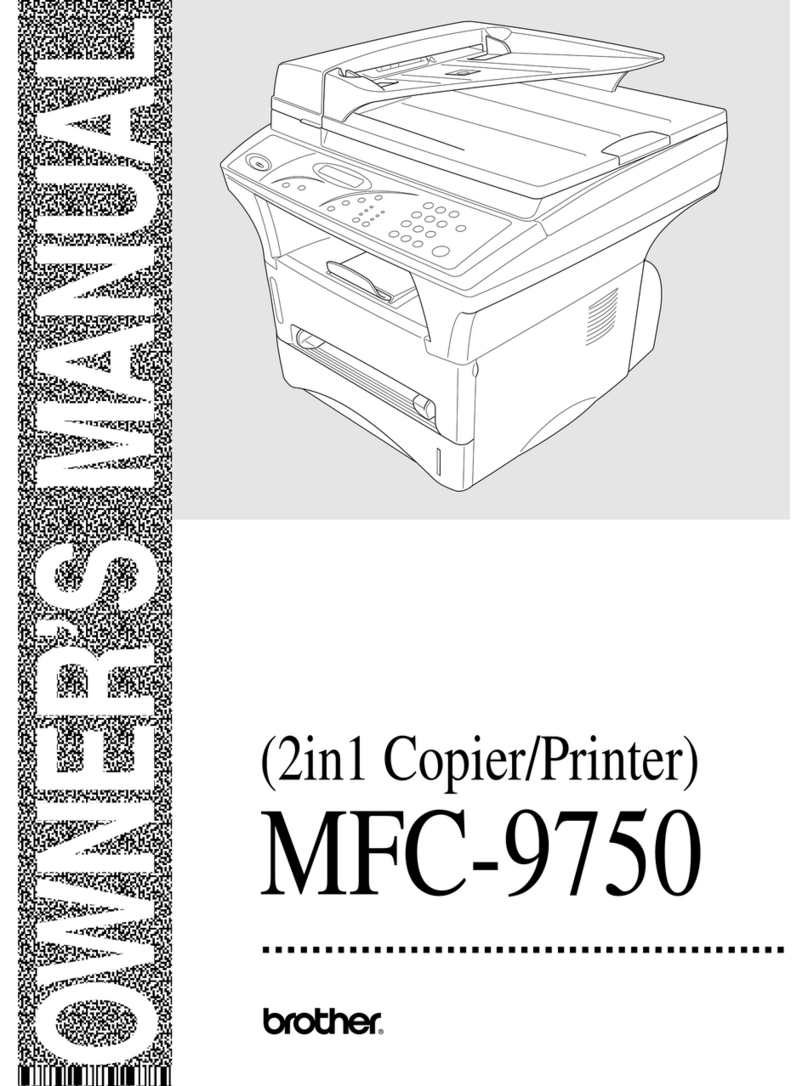 Brother MFC-9750 User manual