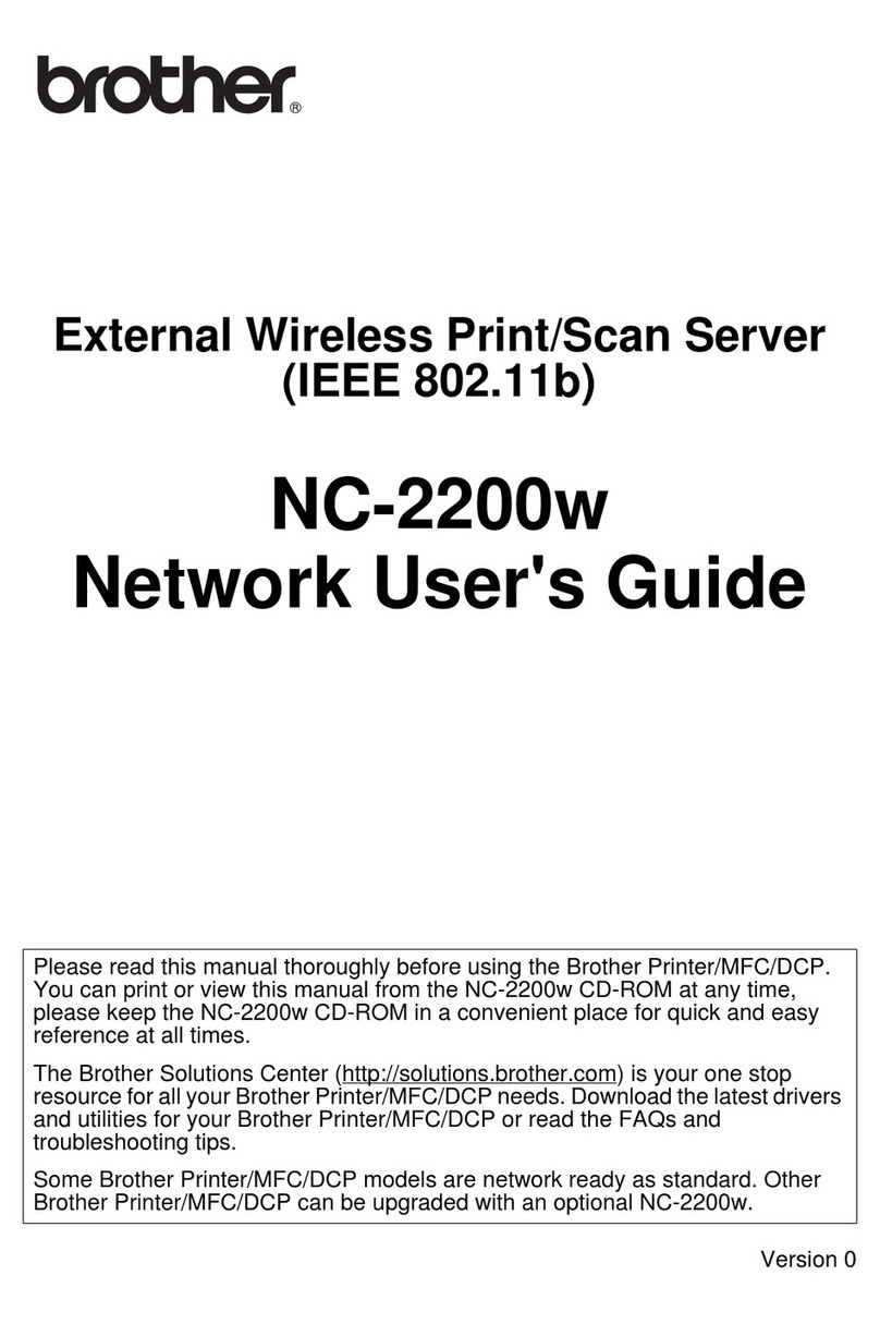 Brother NC-2200W Network user's guide
