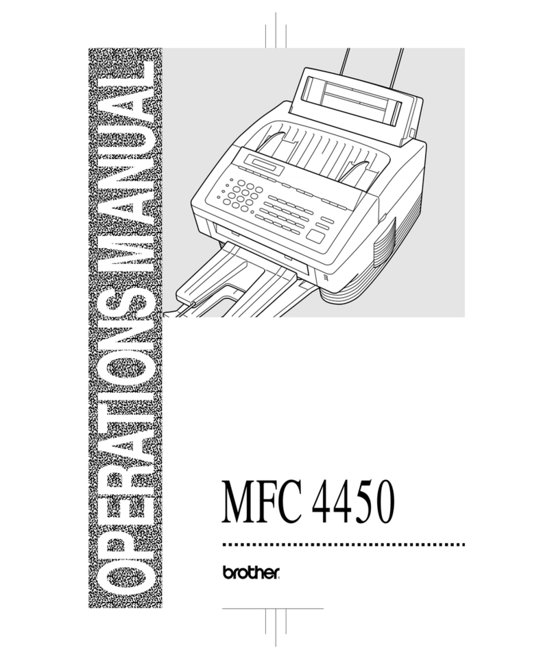 Brother MFC4450 User manual