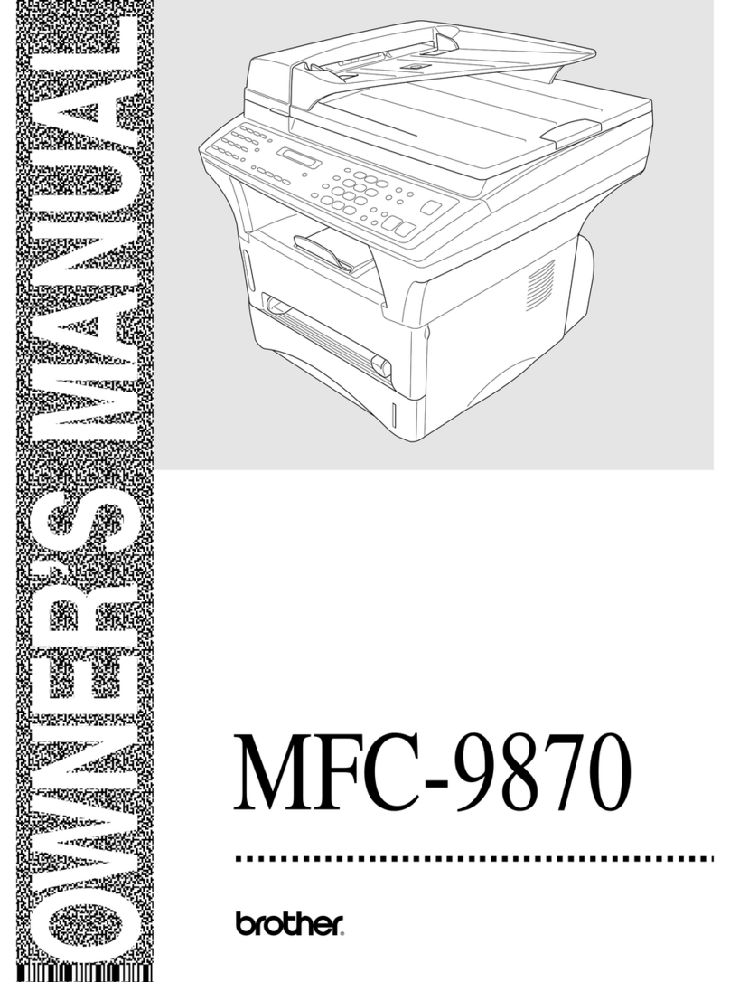 Brother MFC-9870 User manual