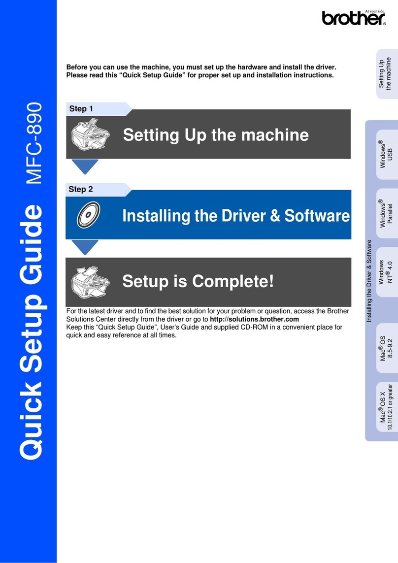 Brother MFC-890 User manual