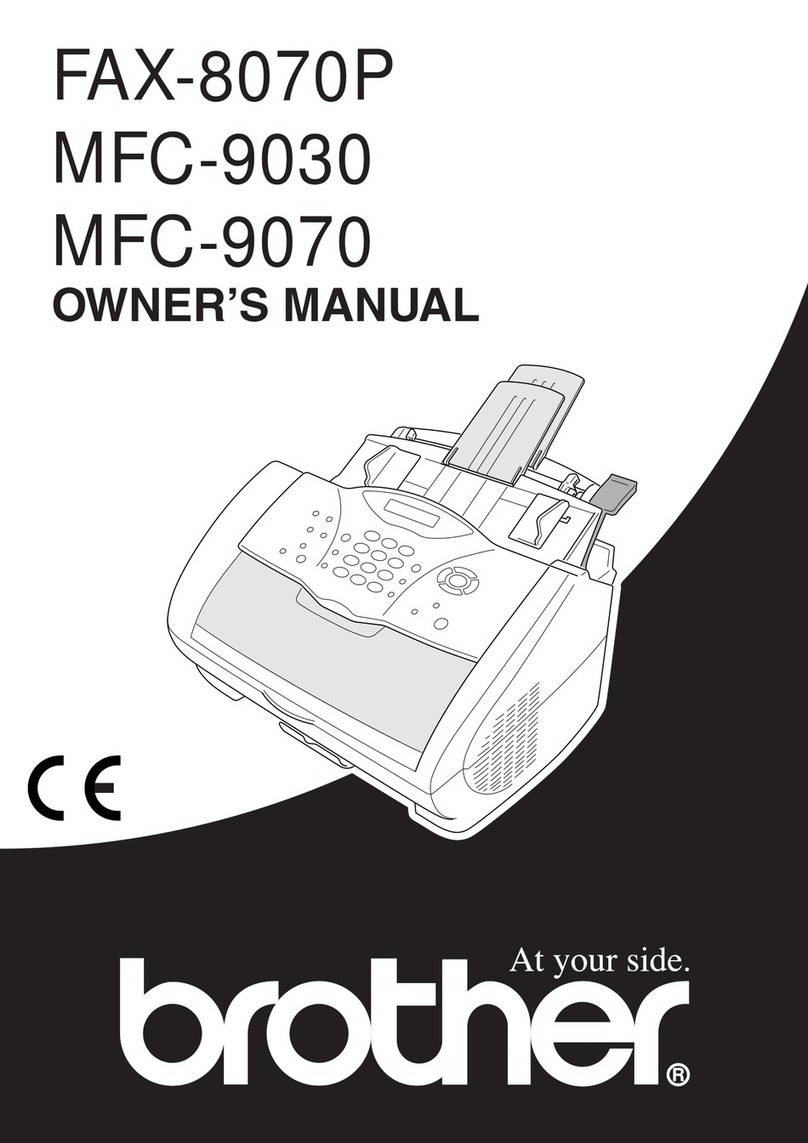 Brother MFC9030 User manual