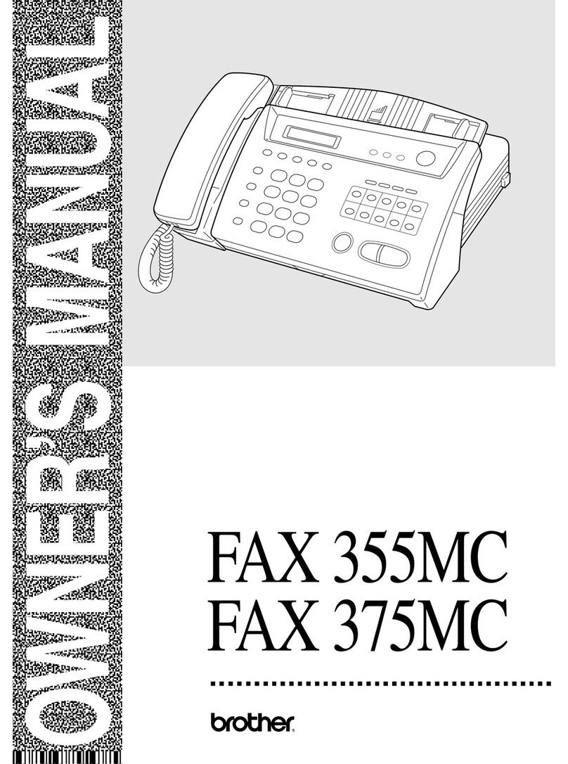 Brother FAX 355MC owner's manual