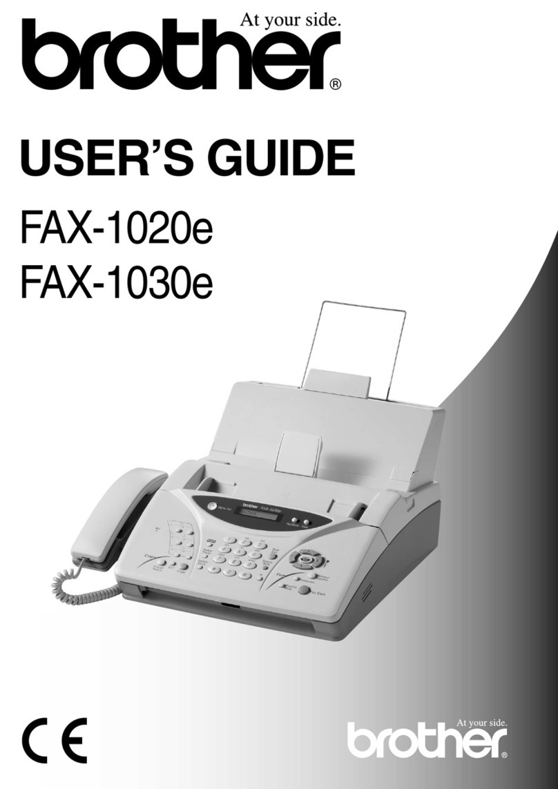 Brother 1030e User manual