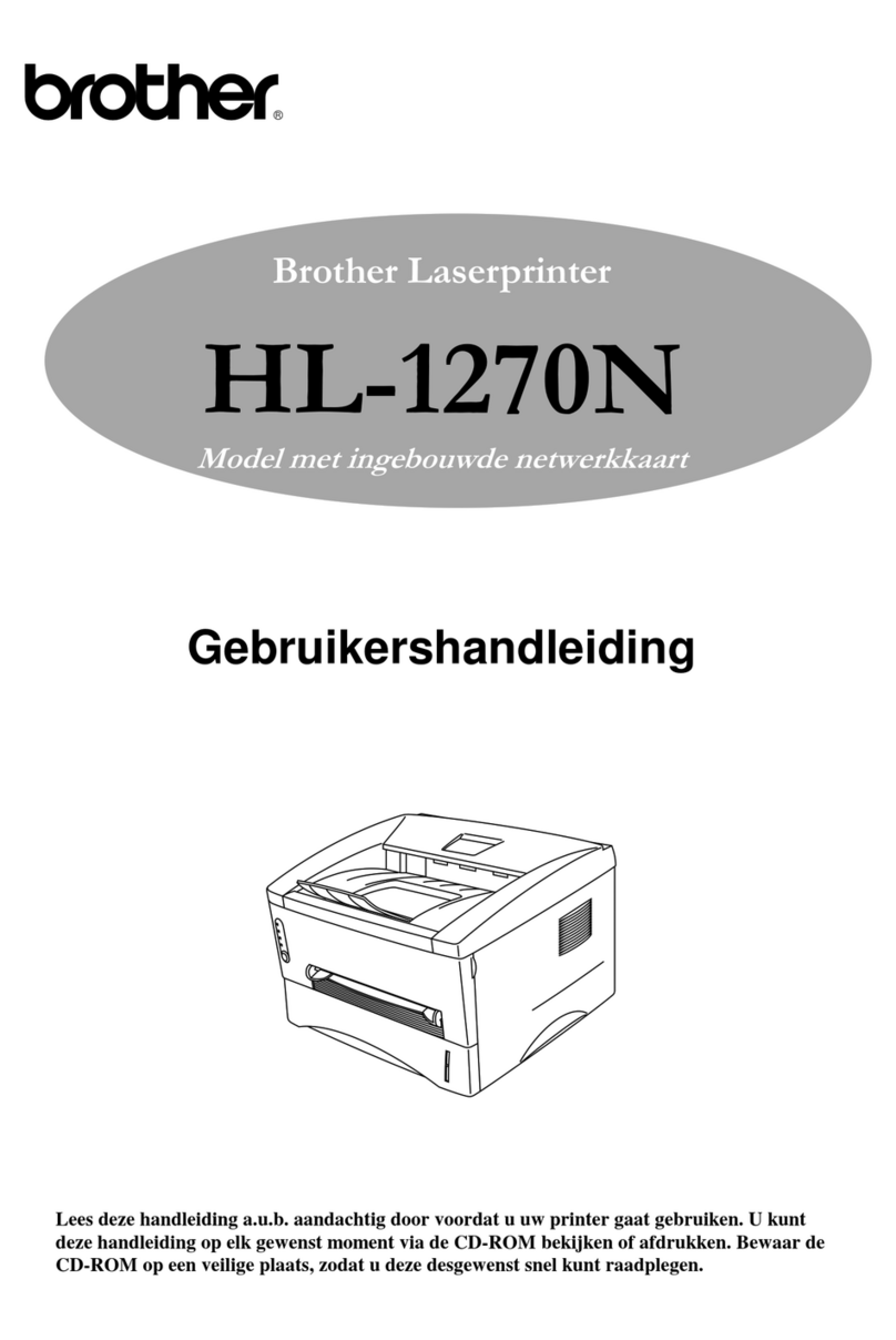 Brother HL-1270N User manual