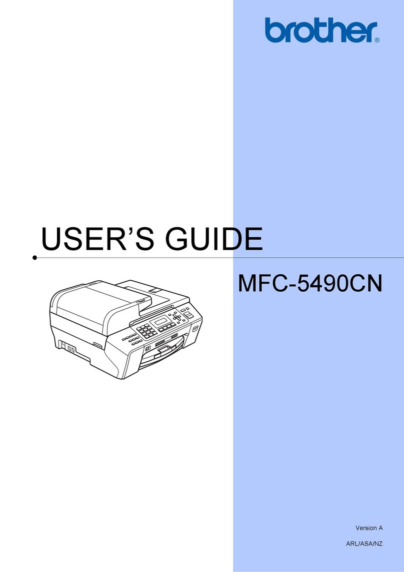 Brother MFC 5490CN - Color Inkjet - All-in-One user guide