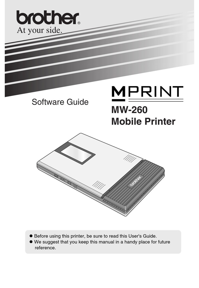 Brother m-PRINT MW-260 Quick start guide