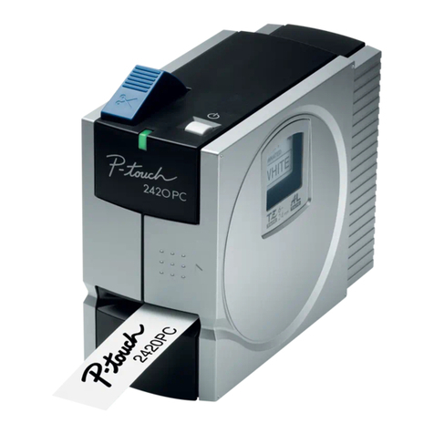 Brother P-Touch 2420PC User manual Brother P-Touch 2420PC User manual