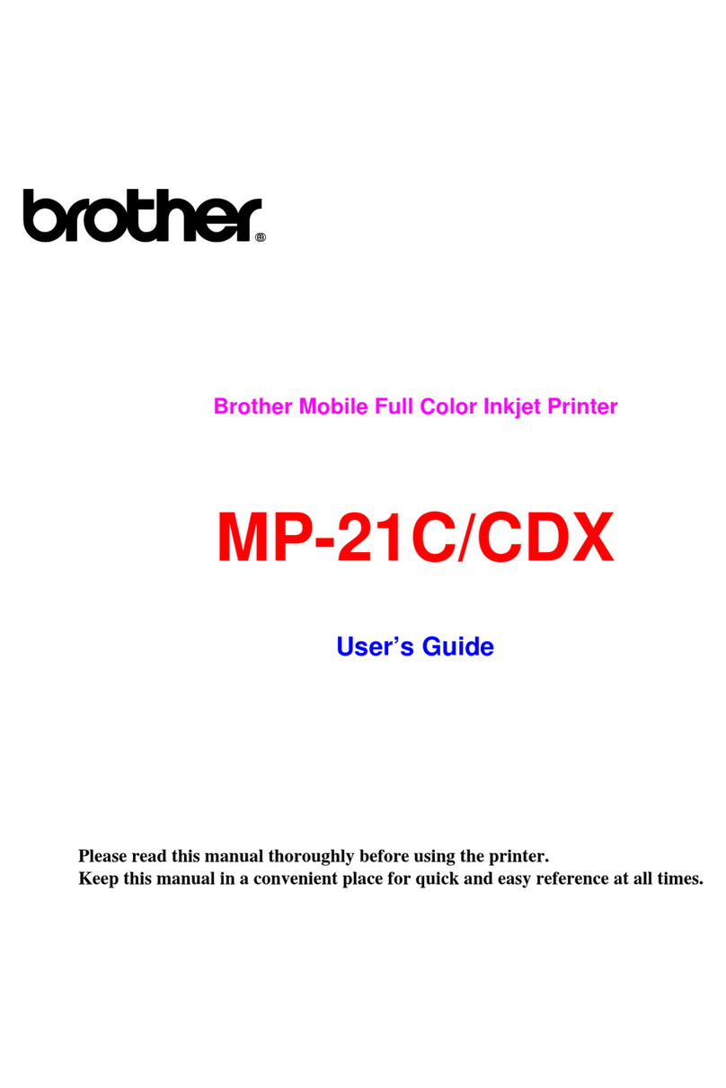 Brother MP-21C User manual