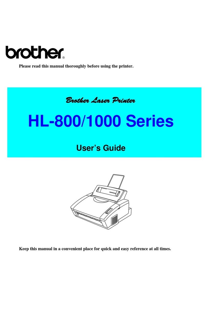 Brother HL-1000 Series User manual