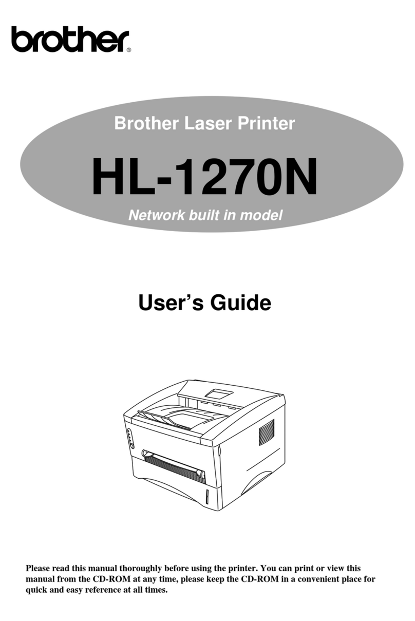 Brother HL-1270N User manual