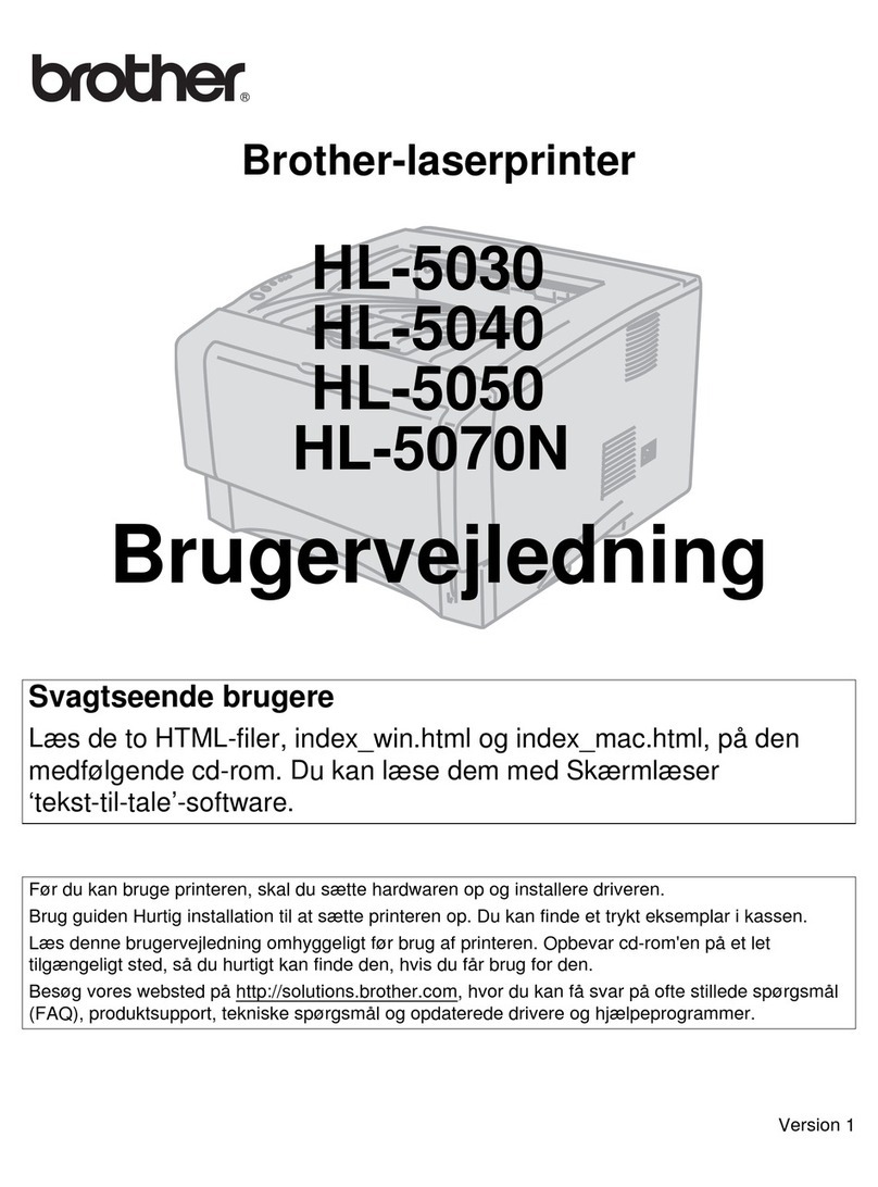 Brother HL-5030 Technical document