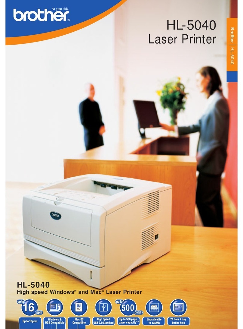 Brother HL-5040 User manual