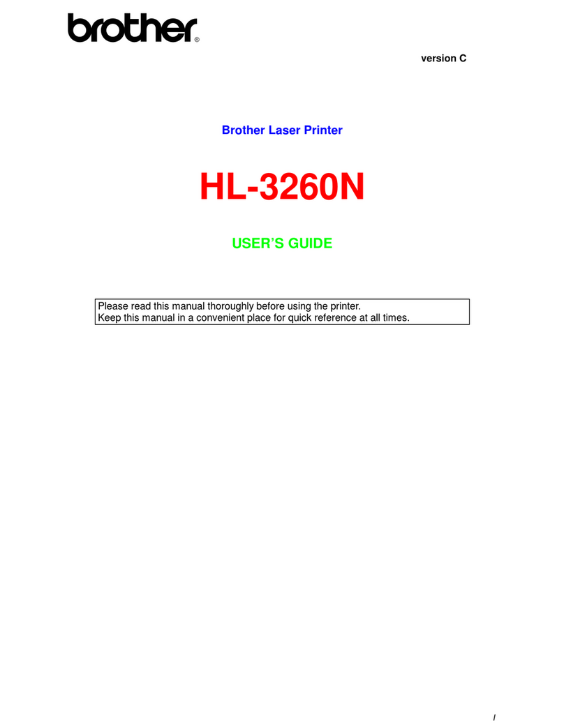 Brother HL-3260N User manual