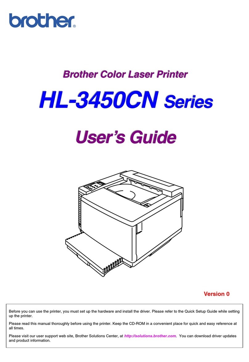 Brother HL-3450CN Series User manual