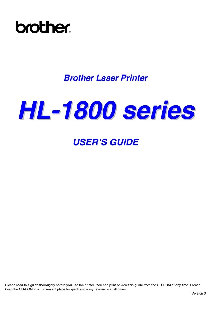 Brother HL-1800 Series User manual