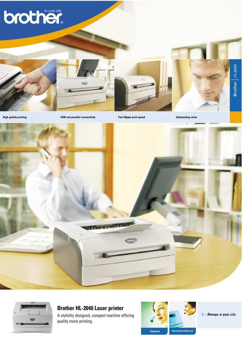 Brother HL 2040 User manual