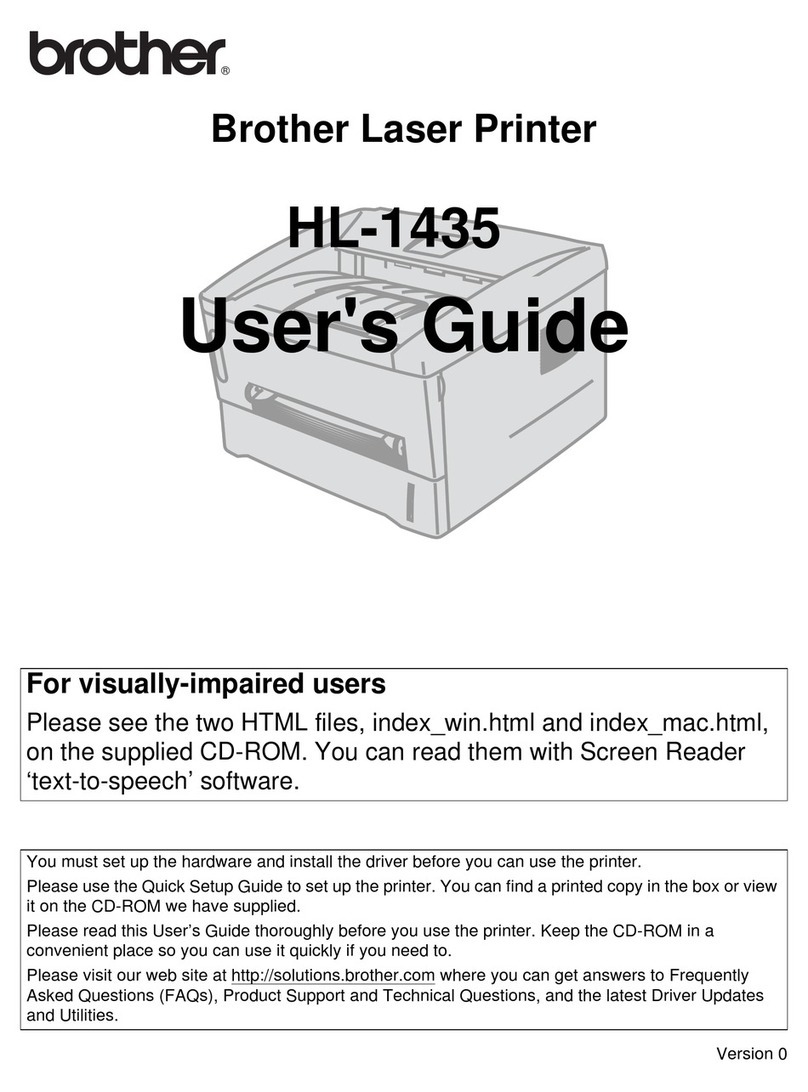 Brother HL-1435 User manual