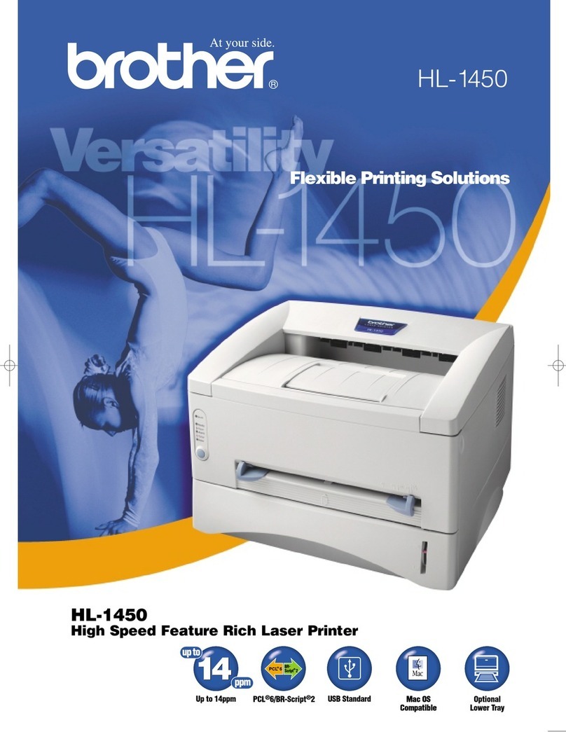 Brother HL-1450 User manual