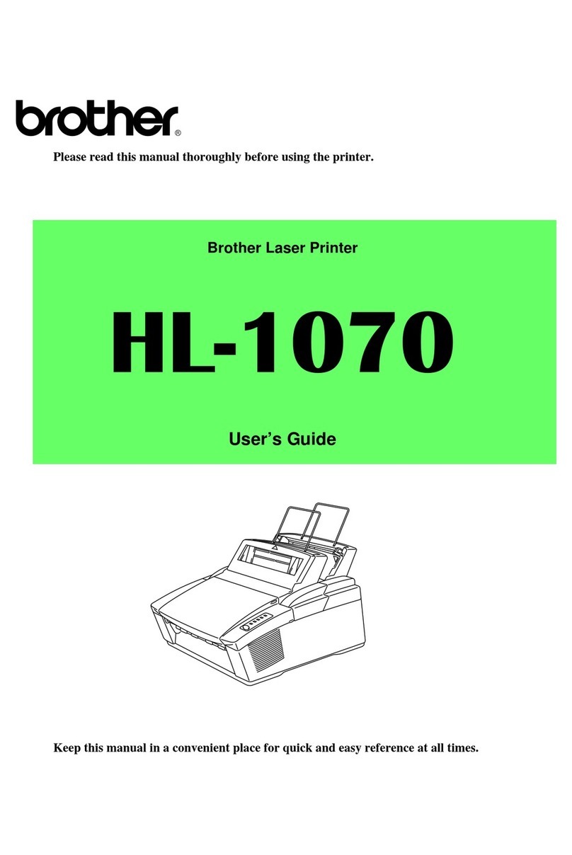 Brother HL-1070 User manual