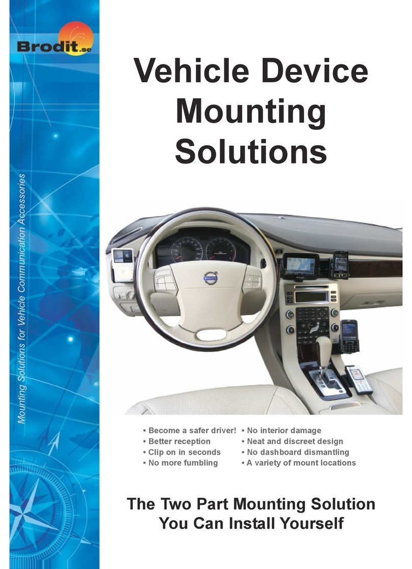 Brodit Vehicle Device Mount brochure
