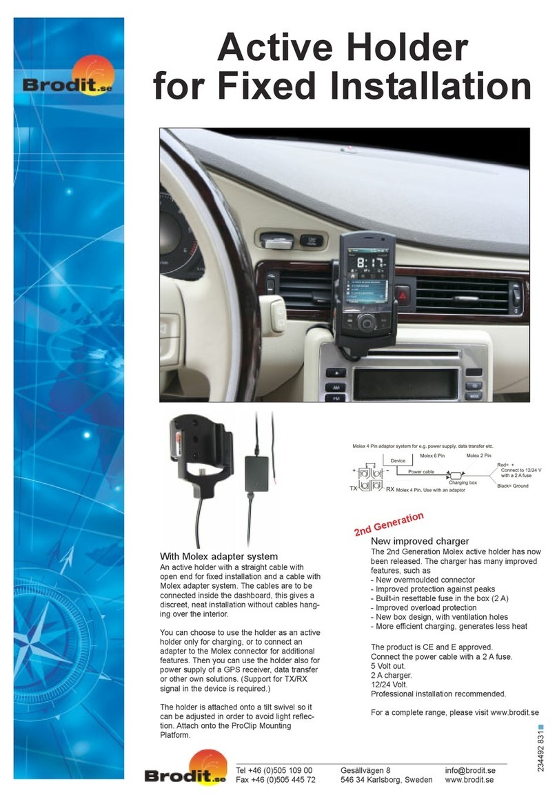 Brodit Molex Active Holder brochure Brodit Molex Active Holder brochure