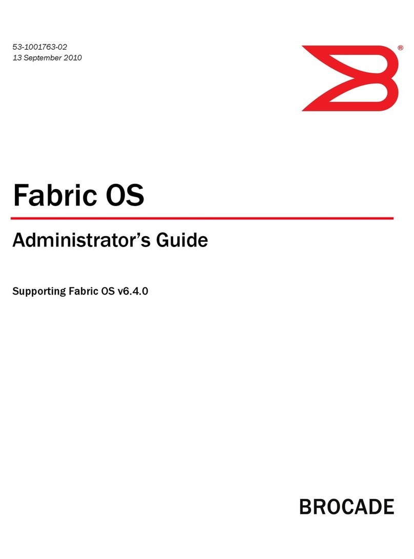 Brocade Communications Systems 53-1001763-02 Service manual Brocade Communications Systems 53-1001763-02 Service manual