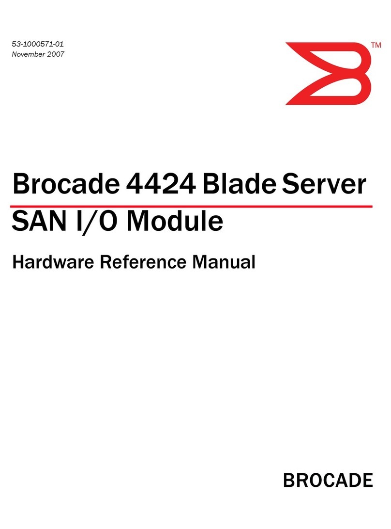 Brocade Communications Systems BROCADE 4424 BLADE SERVER 53-1000571-01 Hardware reference manual Brocade Communications Systems BROCADE 4424 BLADE SERVER 53-1000571-01 Hardware reference manual