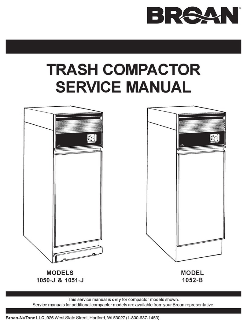 Broan 1050-J User manual Broan 1050-J User manual