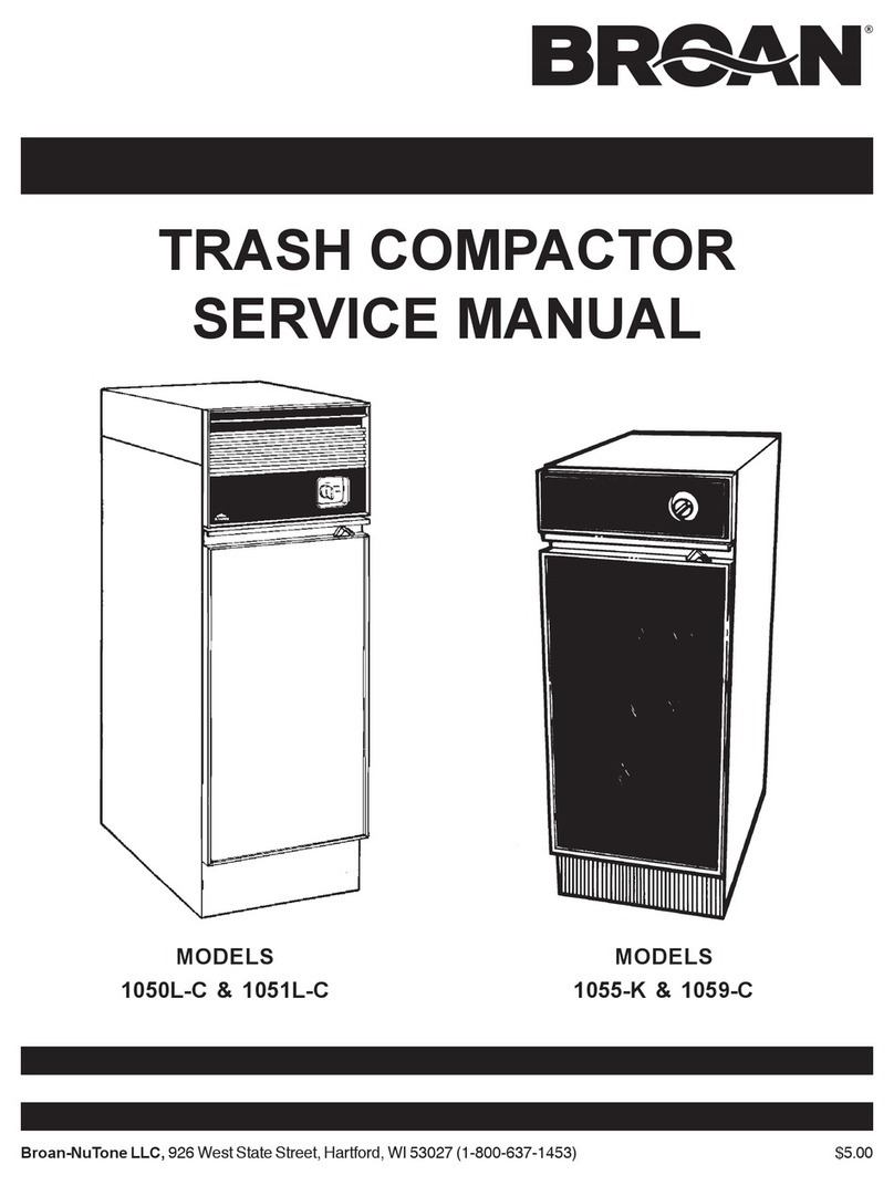 Broan 1050L-C Service manual