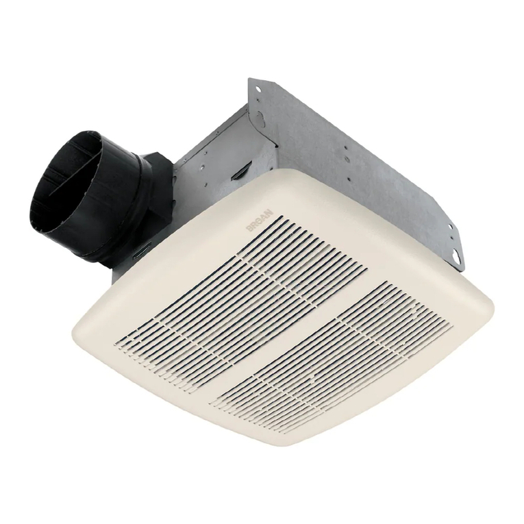 Broan CEILING VENTILATOR 683 User manual