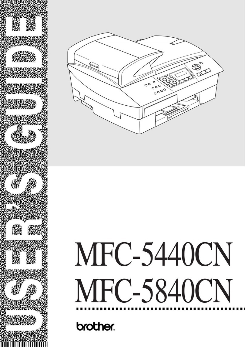 Brother MFC-5840CN User manual