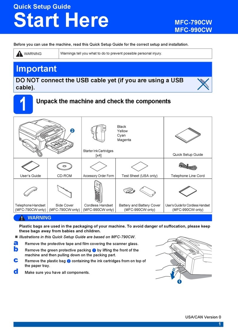 Brother MFC-790CW User manual
