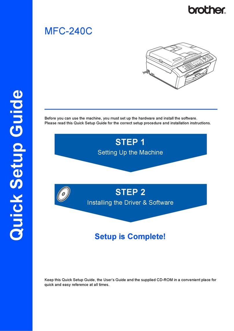 Brother MFC 240C - Color Inkjet - All-in-One User manual