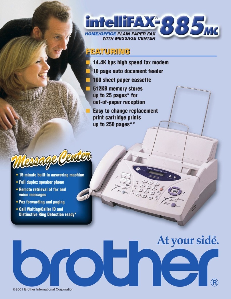 Brother IntelliFAX 885MC User manual