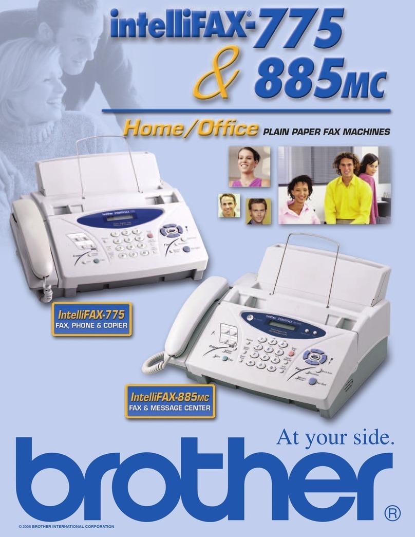 Brother IntelliFAX 775 User manual Brother IntelliFAX 775 User manual