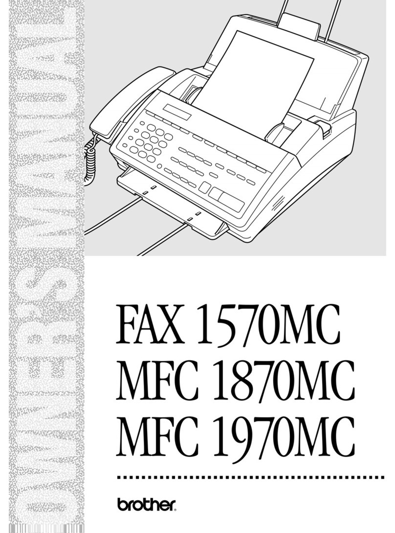 Brother FAX1 570MC User manual