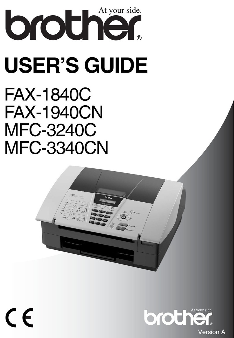 Brother FAX-1840CN User manual