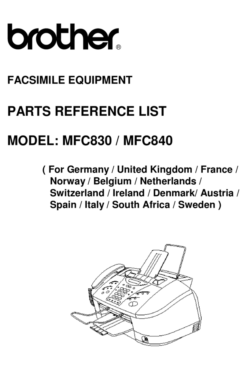 Brother MFC830 User manual