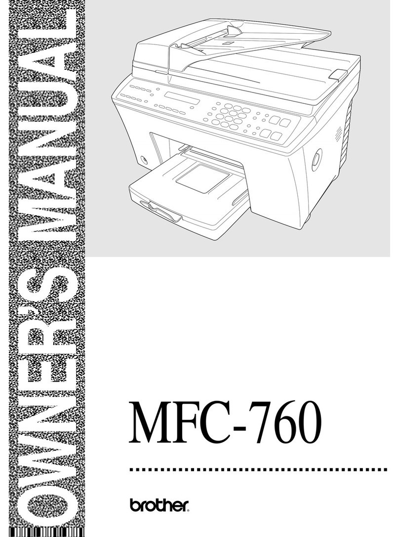 Brother MFC-760 User manual