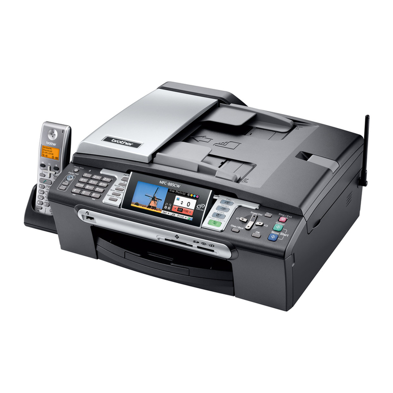 Brother MFC 685CW - Color Inkjet - All-in-One User manual