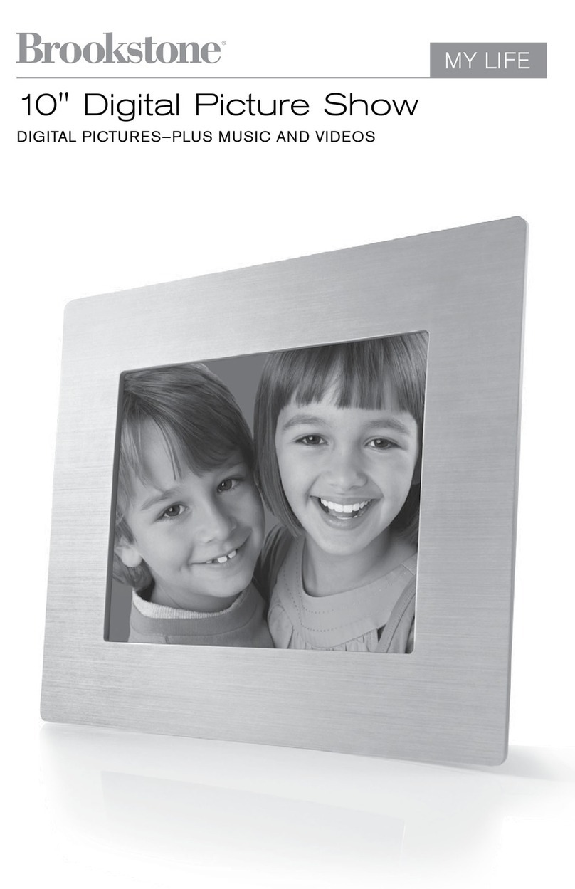 Brookstone Digital Photo Frame user manual