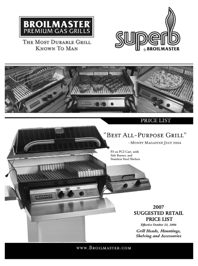 Broil King SSG36LP Instruction Manual