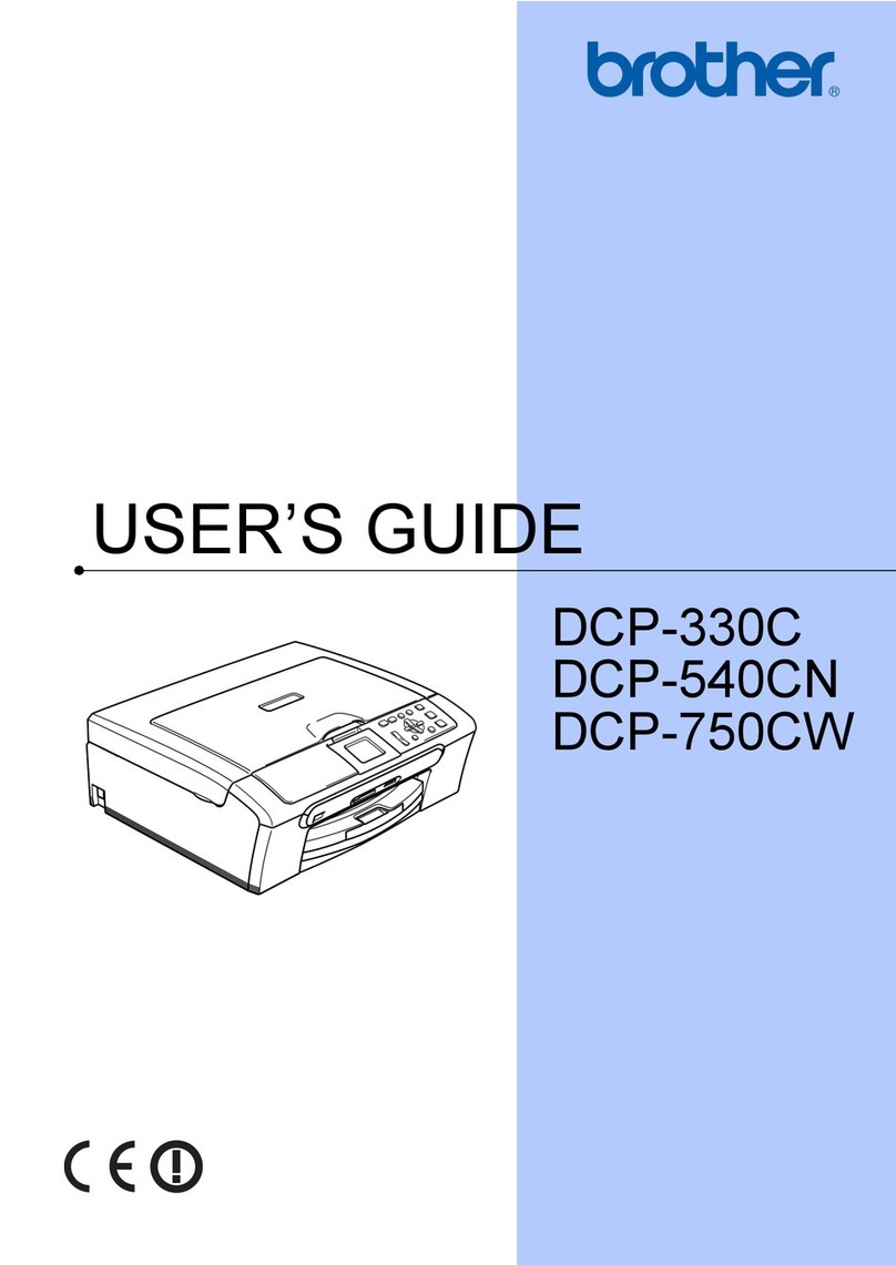 Brother DCP 540CN - Color Inkjet - All-in-One User manual