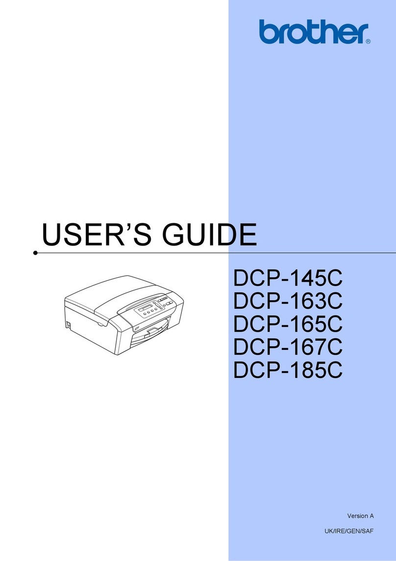 Brother DCP-163C User manual Brother DCP-163C User manual