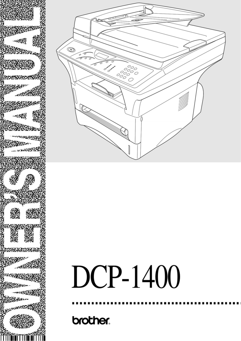 Brother DCP-1400 owner's manual