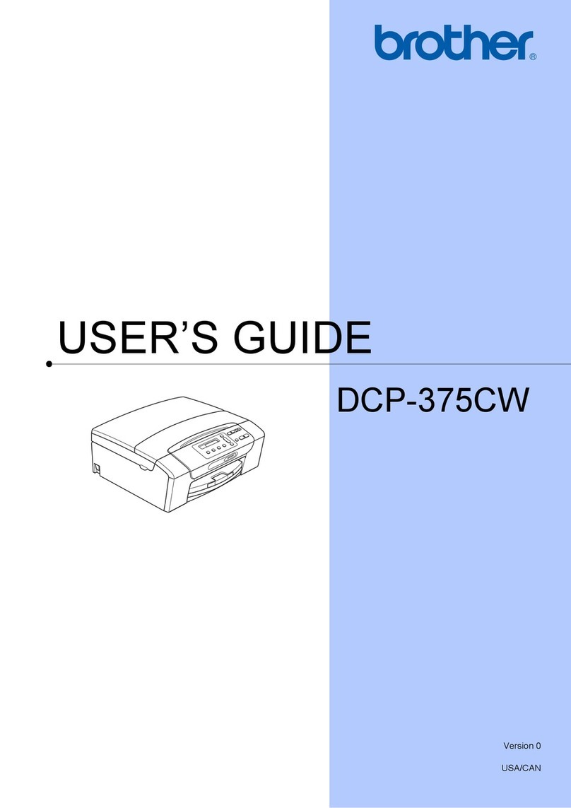 Brother DCP-375CW User manual