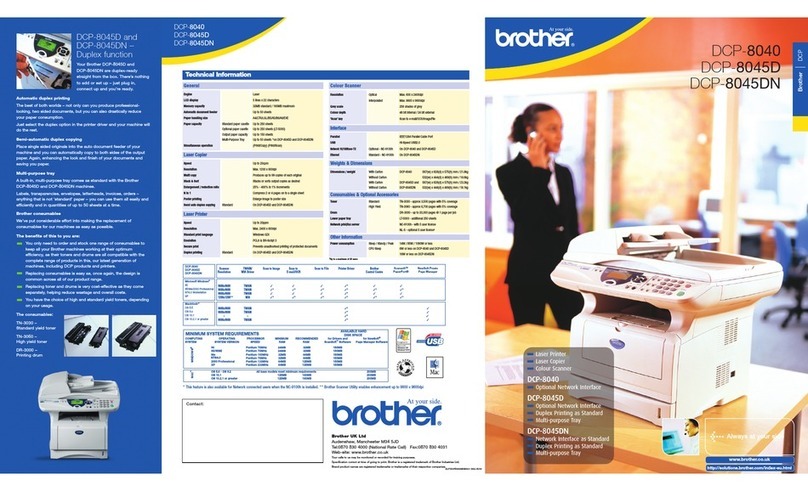 Brother DCP-8045D User manual