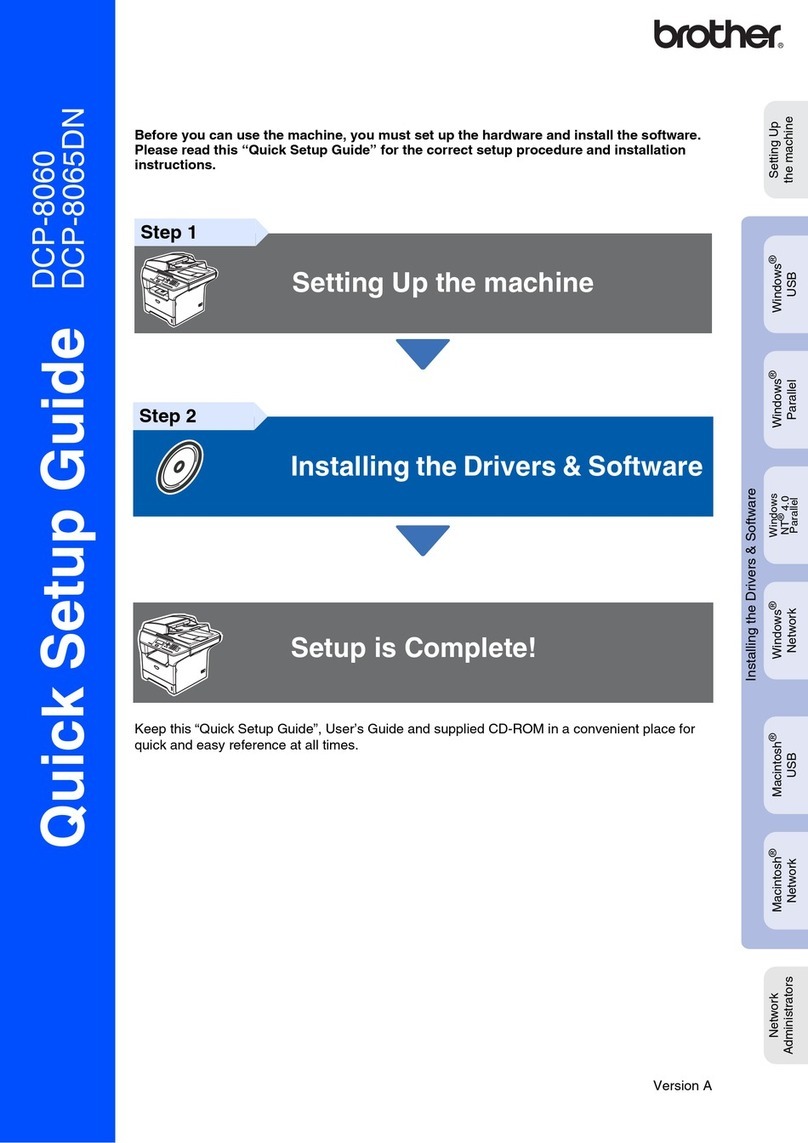 Brother DCP 8060 User manual